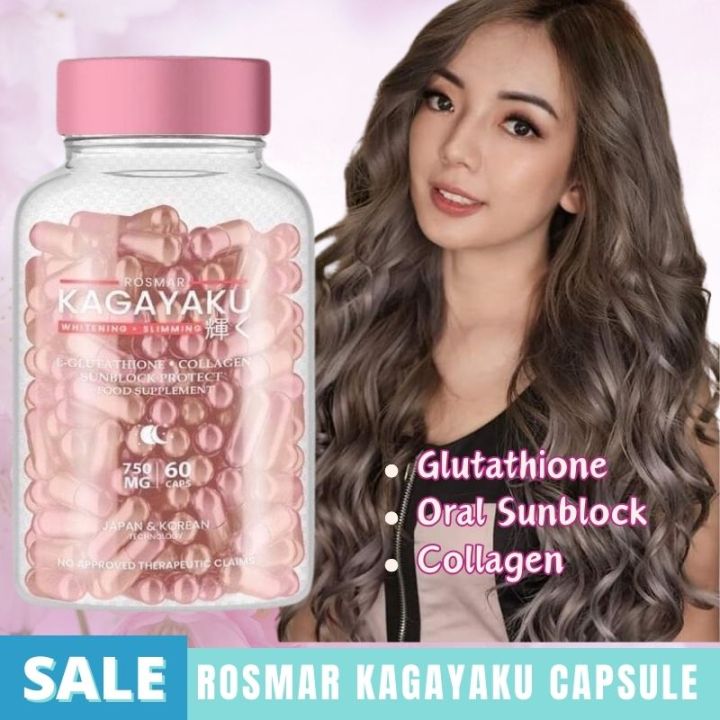 SUPER SALE! Original Kagayaku Capsule Food Supplement Capsule FDA Approved  Safe For Lactating Moms With Glutathione And Collagen Sunblock Protection  60 Capsules Whitening And Slimming - Lazada | Lazada PH