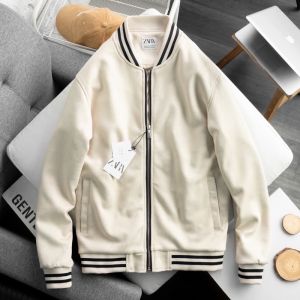 Áo khoác nam áo bomber nam chất Da Lộn dày đẹp lót gió phối viền thời trang phong cách trẻ trung cao cấp