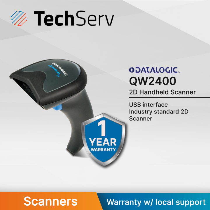 TechServ Datalogic QW2400 Handheld 2D Barcode Scanner Lazada PH