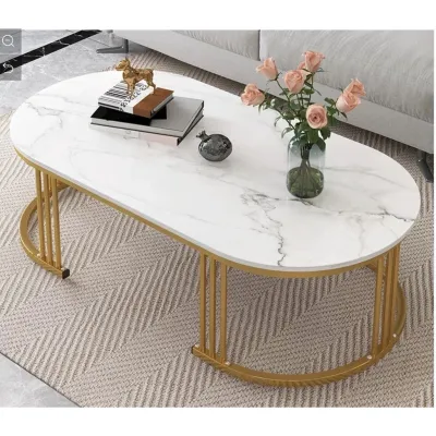 Meja Tamu Oval Minimalis Mewah Meja Ruang Tamu Minimalis Meja Tamu Aesthetic Meja Sofa