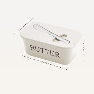 Butter Dish Plastic Storage Box with a Lid for Cheese and Butter Airtight Container that Keeps Contents Fresh Simple to Open and Clean a Compact Keeper for Fridge Shelves and Picnics