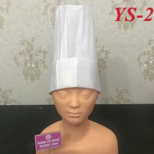 Combo 20 Mũ Nón Giấy Bếp Trưởng (Sợi Thực Vật Vải Không Dệt) - Giá Sỉ Giá Bán Buôn
