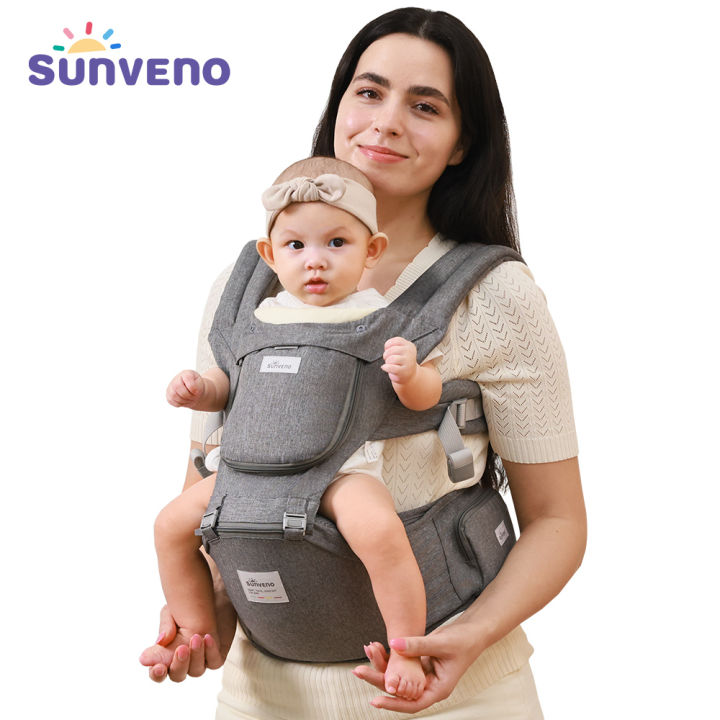 Sunveno Ergonomic Baby Carrier Infant Baby Hipseat Carrier Front
