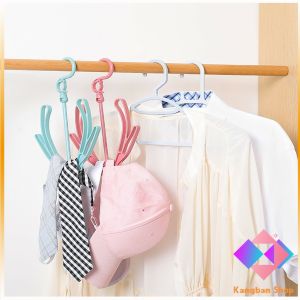 KANGBAN ไม้แขวนรองเท้าอเนกประสงค์  ไม้ห้อยรองเท้า ไม้แขวนตากรองเท้า ที่ตากรองเท้า รุ่นพลาสติก ขนาด 30*19 ซม คละ  ไม้ห้อยรองเท้า / Shoes Hangers