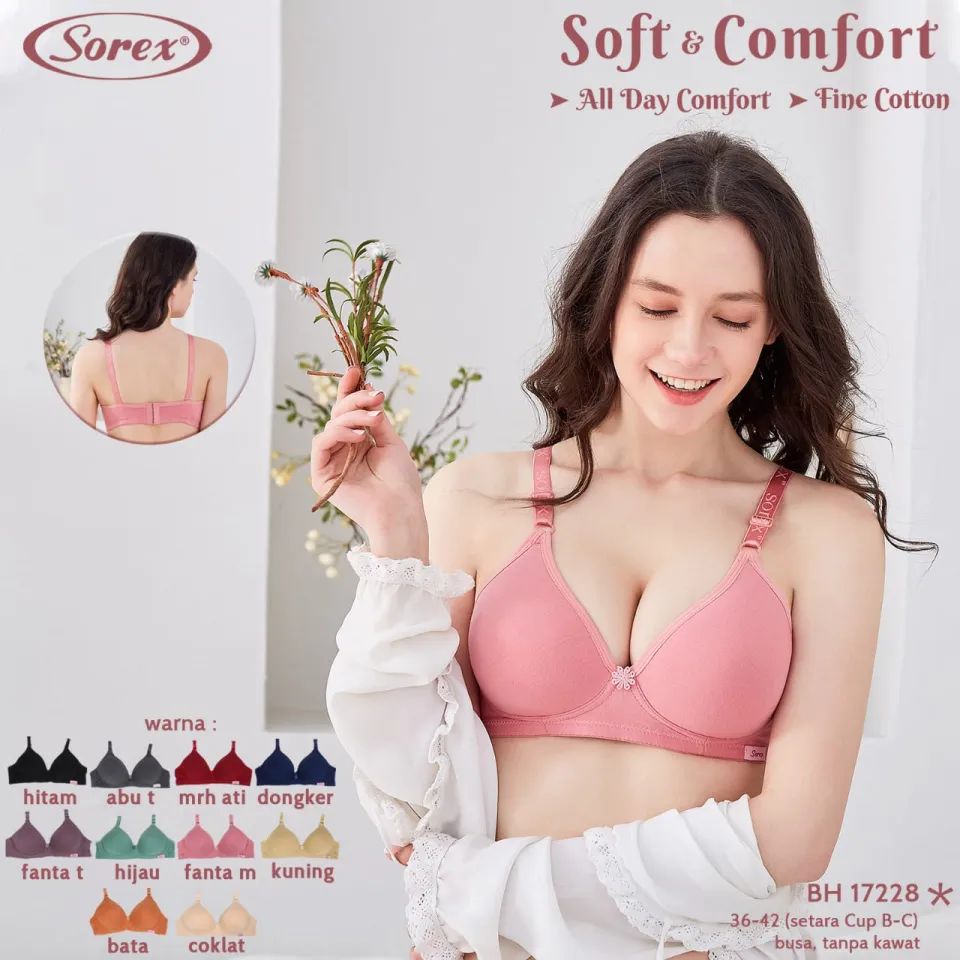 Promo K133, BRA SOREX TANPA KAWAT, BH/BRA SOREX 65001, BRA WANITA SOREX  - 38, FANTA - Kota Bekasi - Willy Collections