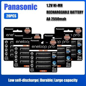 Panasonic Eneloop Pro AA / AAA Rechargeable Battery 1.2V Ni-MH NiMH 2500mAh 950mAh 4 Cells