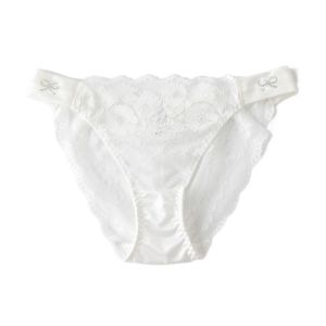 GOOTRADES โปร่งใสโปร่งใส กางเกงในลูกไม้ลายดอกไม้ เอวกลางเอว โบว์สำหรับผูก กางเกงในของผู้หญิง สะดวกสบายสบายๆ กลวงออก กางเกงในตาข่ายไรน์สโตน สาวๆ