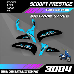 Stiker Striping Scoopy New Prestige Motif Vietnam Style Custom CC - SSCN-UV - GSI