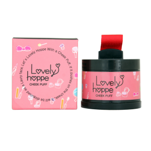 Thanh lý xả hàng tồn chính hãng móp vỏ - Phấn má hồng mịn lì Hàn Quốc Lovely Hoppe Cheek Puff