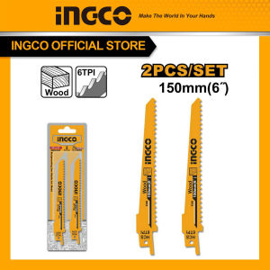 Bộ lưỡi cưa kiếm chuyên cưa gỗ INGCO SSB644D 150mmx19mm 6TPI