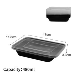 10/30PCS Disposable Lunch Box Leakproof Kitchen Storage Container Plastic Food Box with Lid Portable Meal Prep Takeout Bento Box2026