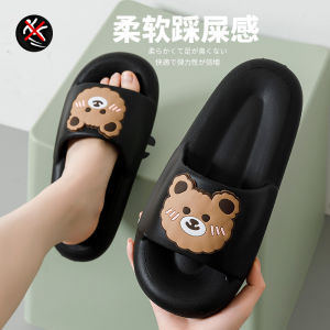 Free Shipping WomenS Summer Slippers Korean Style Trendy Thick-Soled For Home Use Students Casual Wear Non-Slip Suitable For Showering And Wearing Outdoors