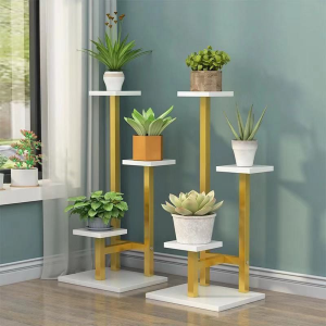 Multi-layer simple flower stand household shelf balcony indoor and outdoor flower pot stand
