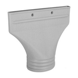 Flattened Hose Air Vent Adapter with Secure Locking Tab Strong ABS Airflows Adapter Quick Fixing for Window Exhaust