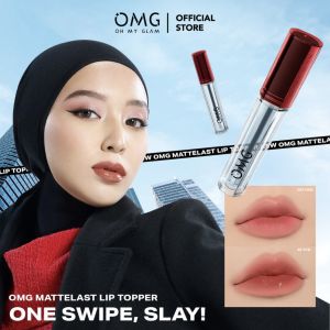 OMG Oh My Glam Gloss Lip Finish | Lip Gloss 2.7g | Plumpy Healthy Lips Moisturizing Lipstick Glossy