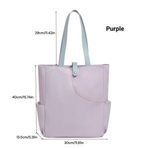 Tas Sport Shoulder Bag Pickleball Racket Bag Large Capacity Canvas Tote Bag