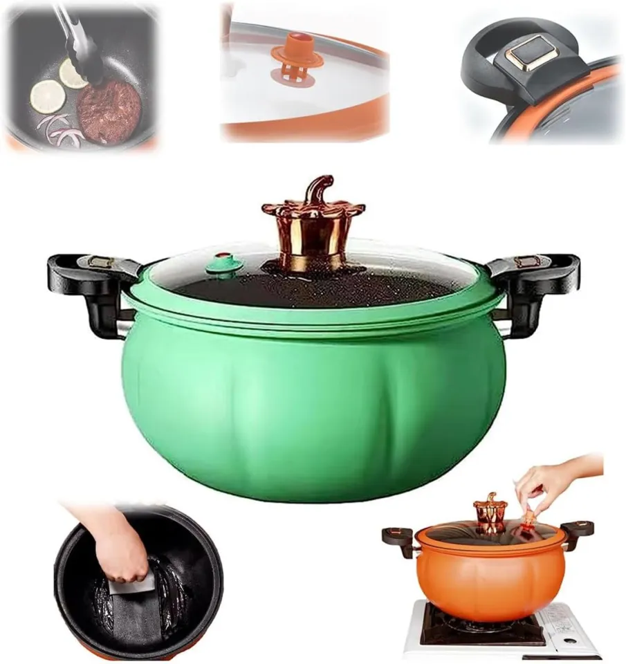 HOMECARE PH. 8 Liters Multifunctional Non Stick Cooking Pot Pumpkin  Pressure Cooker | Lazada Philippines