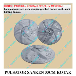 PMCSNK3 PUTARAN BALING-BALING MESIN CUCI / PULSATOR / PULSATOR SANKEN 33CM KOTAK