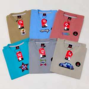 Paket 3pcs Rp.50Ribu Baju Kaos Anak Tanggung Umur 4-15Tahun Laki dan Perempuan