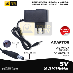 Adaptor 5 Volt 2A Multifungsi Jack 3.5x1.35mm