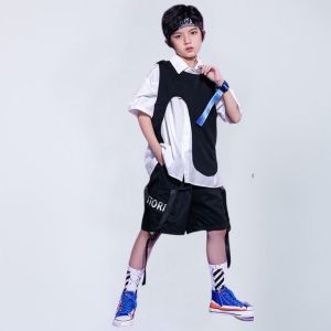 ZAVIER Kostum Dance Anak Laki-laki Kemeja Oversize 3in1 Cotton 2 -14 Tahun LITTLE ROOM KIDS