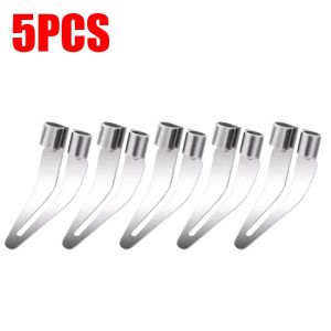 5ชิ้นการซ่อมการเชื่อมด้วยเหล็กกล้าไร้สนิมหัวเรียบ45 ° ออกแบบให้มีลักษณะเป็นข้อศอกเครื่องมือซ่อมแซมเชื่อมแบบปรับได้สำหรับ Las Listrik เชื่อมพลาสติก