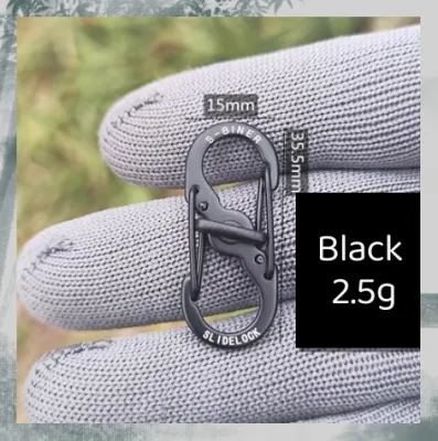 【SG】Multifunction Aluminium Alloy S-Carabiner Spring Hook/Portable Backpack Hook