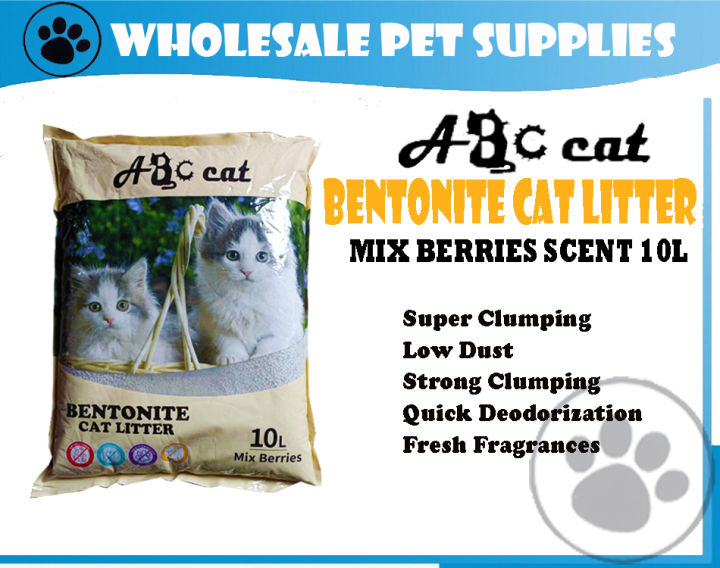 ABC Bentonite Cat Litter Sand Mix Berries 10L Lazada PH