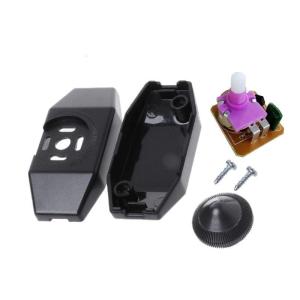 220V 1A đèn mờ công tắc dây cắm trong bảng đèn sàn mờ trên tắt công tắc điều chỉnh độ sáng Đen/trắng 7x3.3x2.4cm