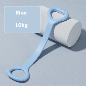 New 8 Shape Resistant Band Workout Exercise Rubber Super Elastic Band Body Stretch Resistance Rope Arm Slimmer TPE Chest Shoulder expander Men Women Home Office Fitness Tool