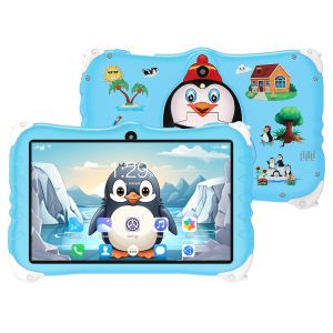 Good Quality Penguin Childrens learning Tablet 7.0-inch Ultra Clear Screen Memory 8GB RAM +128GB ROM Support 2.4WIFI