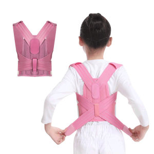 Suolaer Adjustable Children Hump Correction Belt Adjustable Clavicle Posture Corrector Men Woemen Student Upper Back Brace Shoulder Lumbar Support Belt Corset Posture Correction