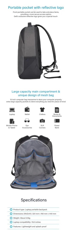 Genuine Dell Essential inch Business Laptop Backpack