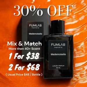 Inspired by Coco Mademoiselle - Fumlab 50ml Luxury Perfume - 10hr > Guaranteed Long-Lasting