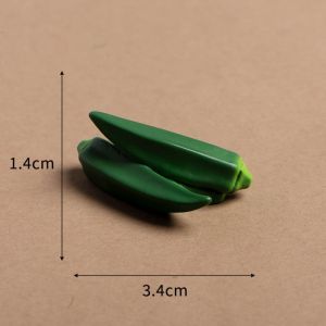 YERZ Cute Simulation Vegetables Handicrafts Mini Artificial Vegetables Kid Toy DIY Decorations Vegetables Figurines Miniatures Micro Landscape Ornaments