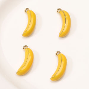 1ชิ้น/ถุงสแตนเลสอุปกรณ์เสริมจี้ผลไม้สำหรับการทำเครื่องประดับหัตถกรรม DIY สร้อยข้อมือทำด้วยมือสร้อยคอต่างหูพวงกุญแจอุปกรณ์ตกแต่ง