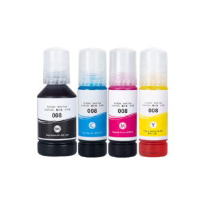 EPSON 008 Pigment ink หมึกกันน้ำทุกสี 008 BK C M Y ใช้งานกับเครื่องรุ่น EPSON(L6560 L6570 L6580 L15150 L15160)