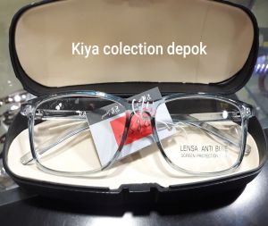 KACAMATA NORMAL ANTI RADIASI PRIA WANITA FREE BOX & KAIN LAP ZK041