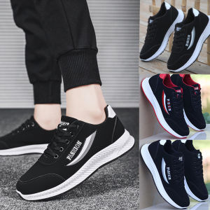 รองเท้าผ้าใบกีฬาผู้ชาย Sneakers ผู้ชาย ตาข่ายระบายอากาศ แฟชั่นลำลอง  พร้อมส่ง ไม่เจ็บเท้า