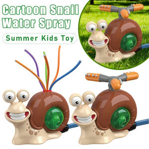 Cartoon Snail Water Spray Sprinkler Outdoor Summer Creative Splash Bath Toy Kids Toys For Boys Girls Backyard Garden Lawn Party