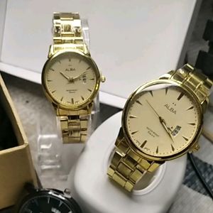 couple serasi sepasang jam tangan premium AlBA
