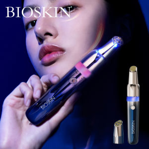 BIOSKIN Smart RF Beauty Device EMS Face Lifting Facial Mesotherapy Noninvasive Radio Frequency Technology Cold Compress and Interchangeable heads and Charming Breathing Light