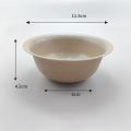 10Pcs Rice Husk Disposable Bowl Thickened and Hard Food Grade Noodle Bowl Disposable Tableware. 
