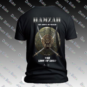 Kaos Dakwah Pria The Leader Syuhada Hamzah Ibn Abdul Muthalib Lion Of Allah Distrobadju