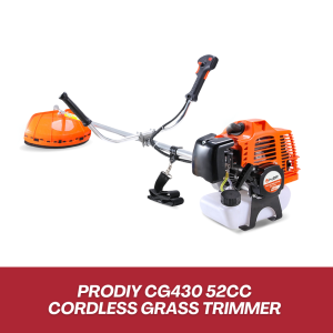 PRODIY Cordless Petrol Grass Trimmer CG430 52CC Brush Cutter Grass Trimmer Heavy Duty Dual Line Blade Mesin Rumput BG430