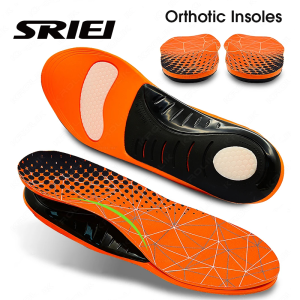 SRIEI 1Pair Orthotic Insole Arch Support Flatfoot Running Insoles for Shoes Sole Orthopedic Insoles For Feet Ease Pressure
