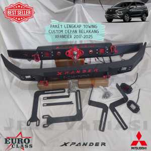 Paket Towing Bumper Belakang Dan Depan Mobil Mitsubishi Xpander 2017-2025 Model Custom