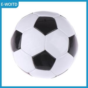 【E-WOITD】 1pc Children Soccer Ball PVC Size 2 Classic Black And White Training Balls