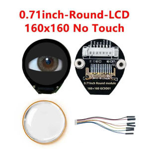 Electronic EYE 0.71 inch Round LCD Display Screen For Arduino Raspberry Pi ESP32 Pico STM32