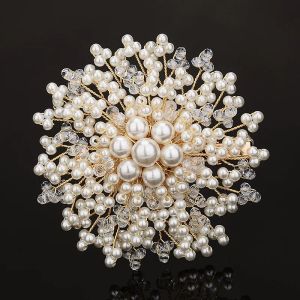 【做气质女人！】Chest Brooches Chest Jewelry Chic Personality Sophistication Pearls Decoration Wedding Magnificent 珍珠装饰气质胸针
